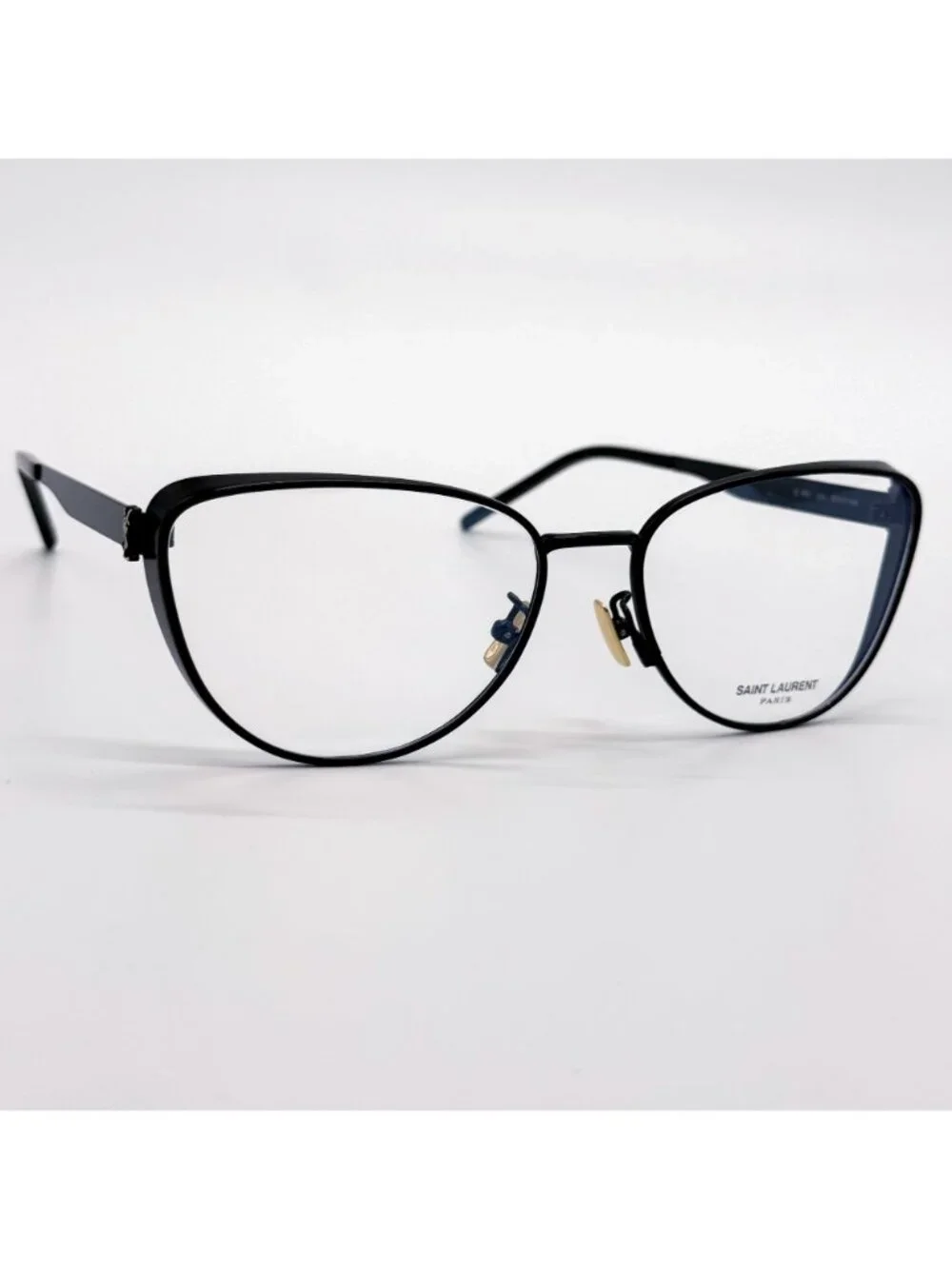 NEW SAINT LAURENT EYEGLASSES SLM92 003 WOMEN CAT EYE BLACK EYEWEAR SL M92